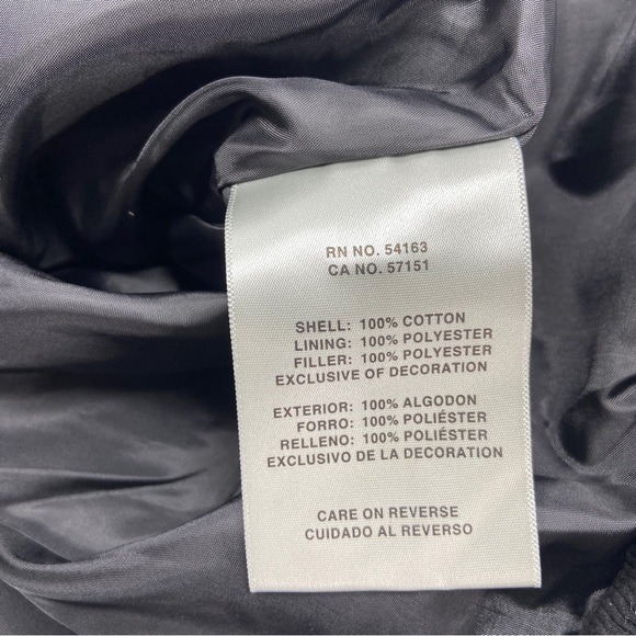 NWT LEVI'S Black Quilted Corduroy Puffer Jacket Size XL - Picture 9 of 9